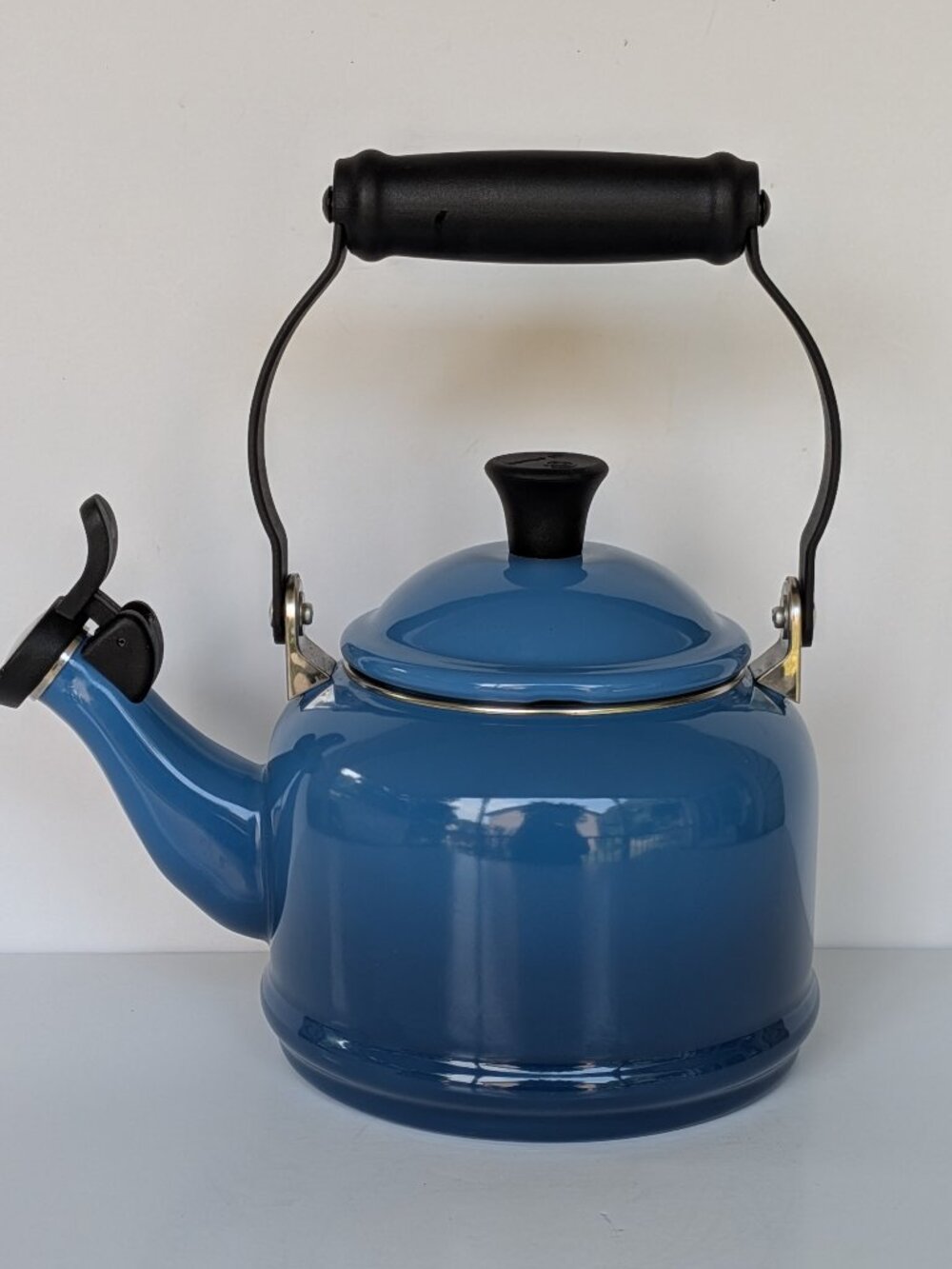 Le Creuset Blue Marseille Demi Tea Kettle - 1.25 quart capacity